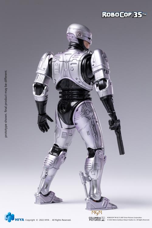 In celebrating the RoboCop (1987) film's 35th anniversary, Hiya brings the first item of the EXQUISITE SUPER Series - a RoboCop 1/12 scale die-cast action figure. He features 23 points of articulation for maximum poseability and includes a wide variety of interchangeable parts and weapons.