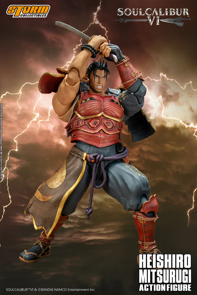 HEISHIRO MITSURUGI will be the first character to be released from Soulcalibur seires. Mitsurugi is the most iconic playable character that appears in every Soulcalibur game. He is a master swordsman turned wandering mercenary from Japan ever looking for the ultimate sword and a challenge, who is a rival of Taki and Algol and the enemy of Setsuka. Mitsurugi has only one goal in mind, is to seek out the strongest warrior and challenge them to a duel then become the strongest warrior in history. 