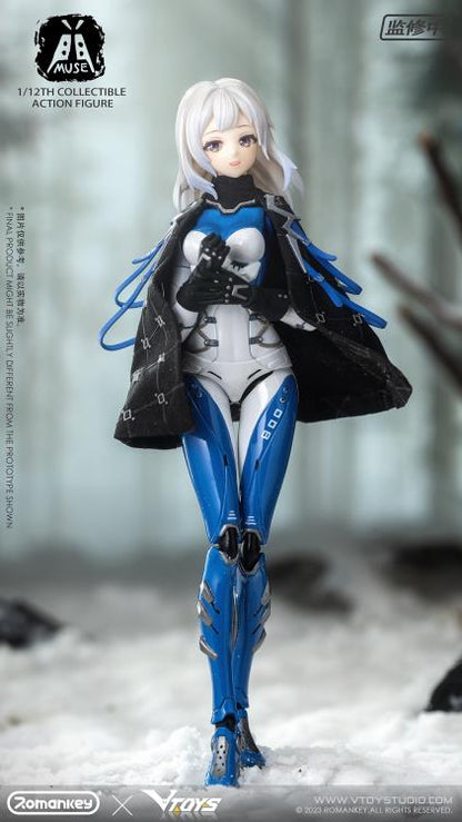 Brought to you by VTOYS, comes an original figure of character Muse! Standing over 6 inches tall, this 1/12 scale figure comes with an assortment of interchangeable parts and accessories and is articulated for endless display options.