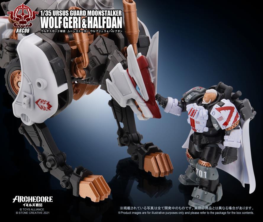 Toys Alliance ARC-06 Ursus Guard Moonstalker Wolf Geri & Halfdan