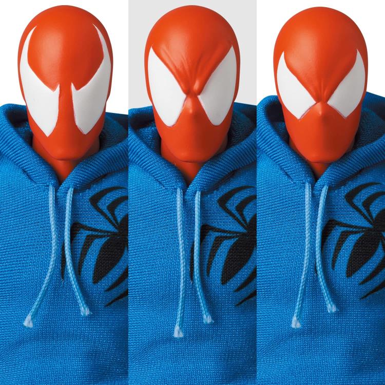 Based on his comic look, Spider-Man joins the MAFEX line once again in his Scarlet Spider outfit! Featuring several interchangeable hands and web pieces, this Scarlet Spider figure will look like it jumped right out of the comic book!