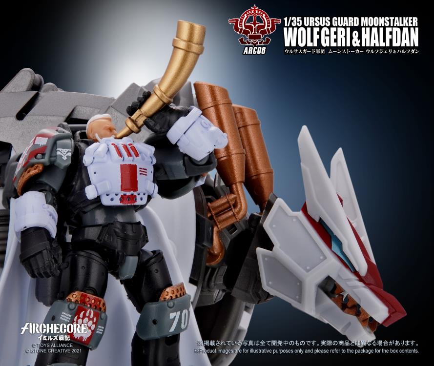 Toys Alliance ARC-06 Ursus Guard Moonstalker Wolf Geri & Halfdan