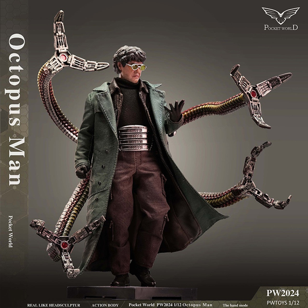Pocket World Toys Octopus Man 1/12 Scale Figure Deluxe Version PW2024B