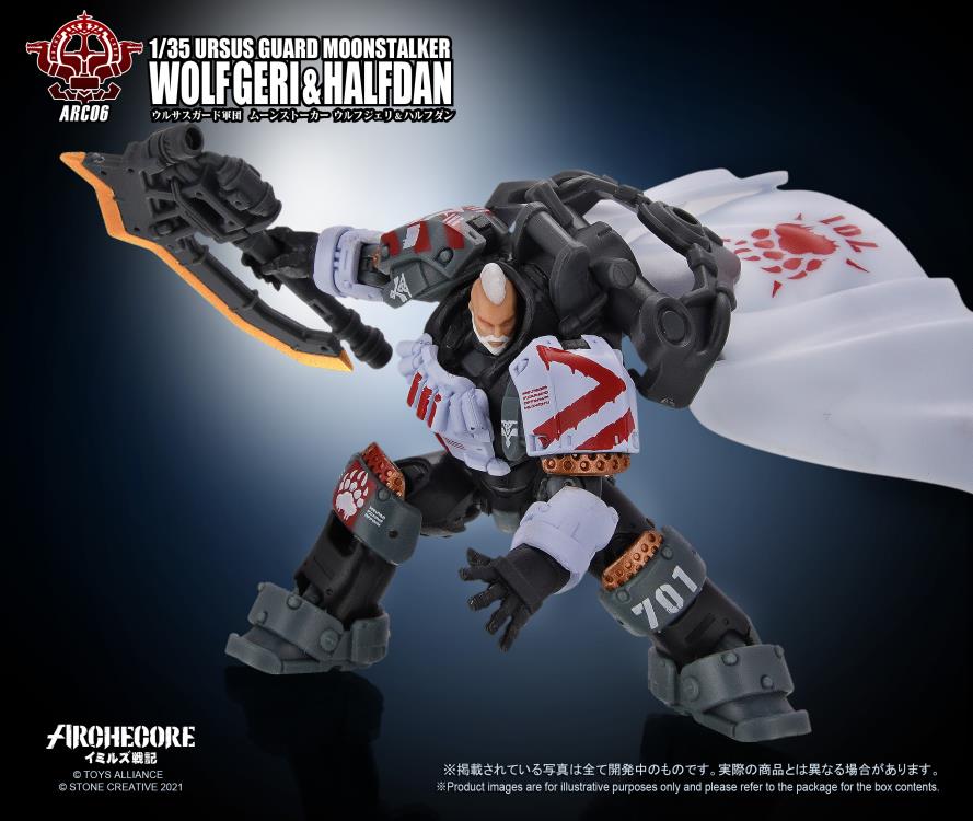 Toys Alliance ARC-06 Ursus Guard Moonstalker Wolf Geri & Halfdan