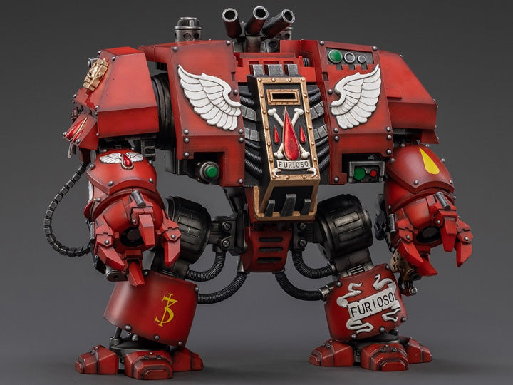 Joy Toy brings the Blood Angels from Warhammer 40k to life with this new series of 1/18 scale figures.  Each JoyToy figure includes interchangeable hands and weapon accessories and stands between 4″ and 6″ tall.