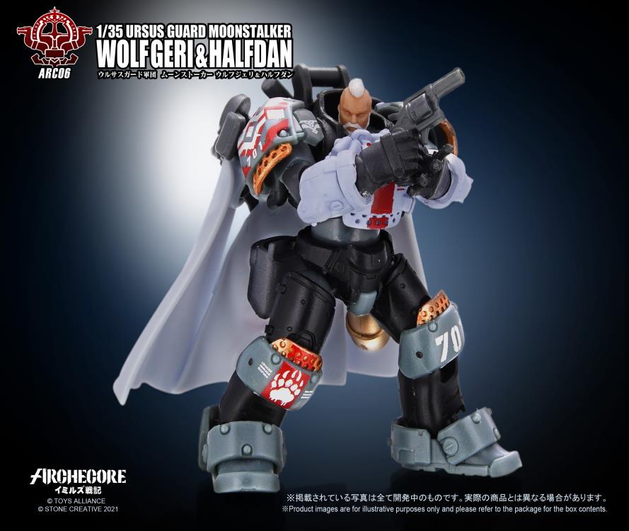 Toys Alliance ARC-06 Ursus Guard Moonstalker Wolf Geri & Halfdan