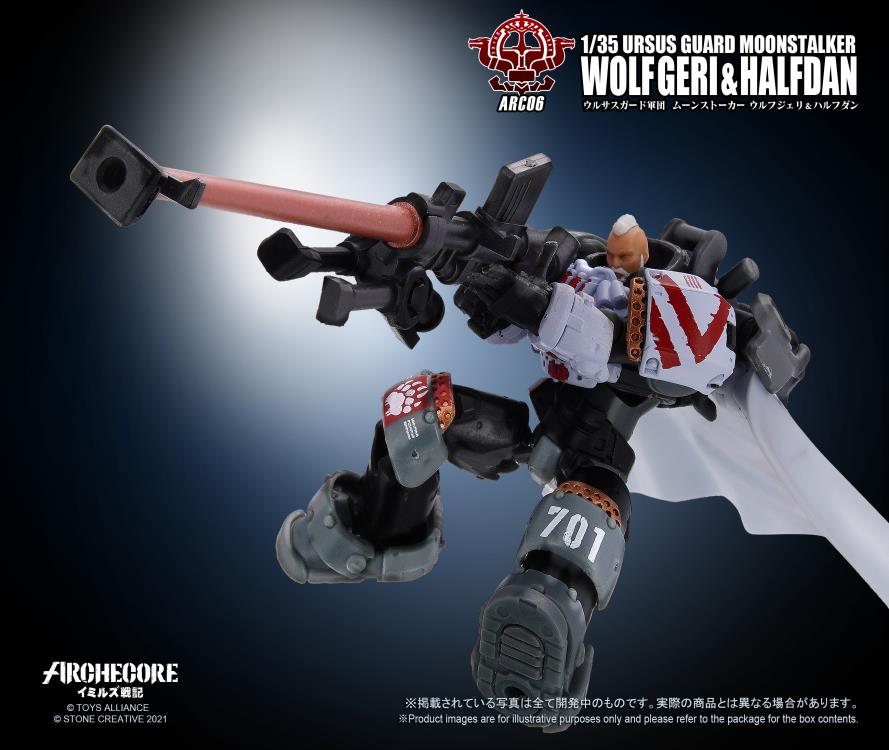 Toys Alliance ARC-06 Ursus Guard Moonstalker Wolf Geri & Halfdan