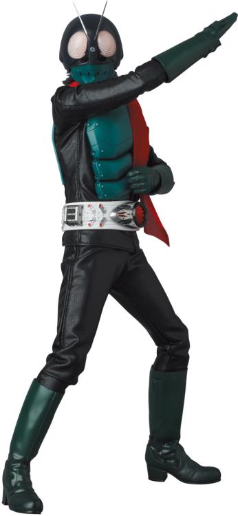 Kamen Rider joins the Real Action Heroes line! Kamen Rider features premium details and is highly articulated. He comes with multiple hands for more display options.