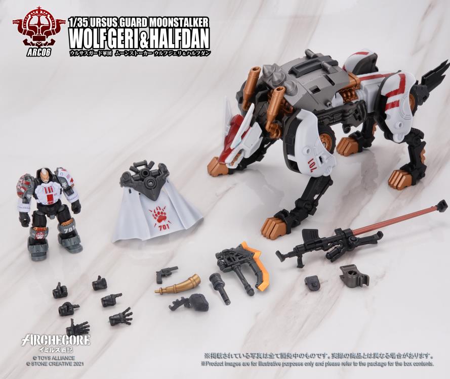 Toys Alliance ARC-06 Ursus Guard Moonstalker Wolf Geri & Halfdan