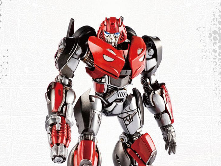 From Trumpeter comes the Transformers Cliffjumper model kit! This model kit is comprised of pre-painted pieces. When complete Cliffjumper will stand 3.5 inches tall and features a great range of articulation.