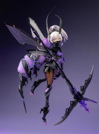 The Argidae Girl BEE-04R figure is based on an illustration by Mogumo in 1/12 scale! With several removable parts and a movable eyeball gimmick, this figure is easily customizable for your collection! The base of the figure even includes storage for smaller additional parts when they are not in use!
