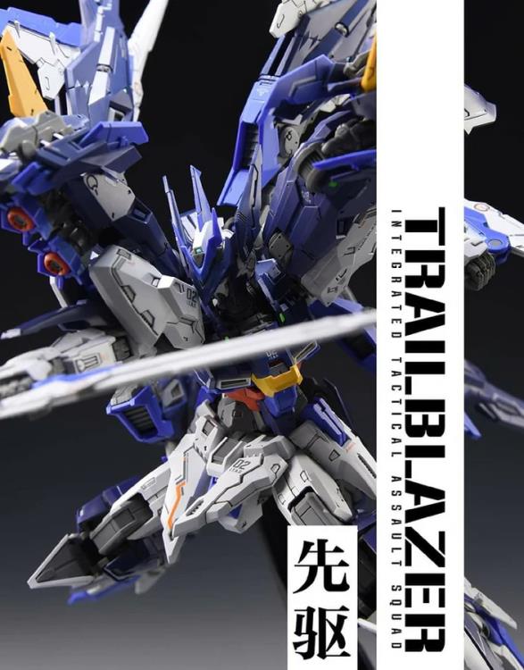 In ERA+ is proud to introduce a new figure in their Infinity Nova model kit line: Trailblazer! Featuring an alloy skeleton and a wide range of accessories and weapons, this is one mecha you won't want to miss out on! Order yours today and get ready to battle!