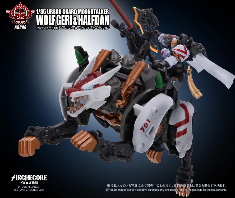 Toys Alliance ARC-06 Ursus Guard Moonstalker Wolf Geri & Halfdan