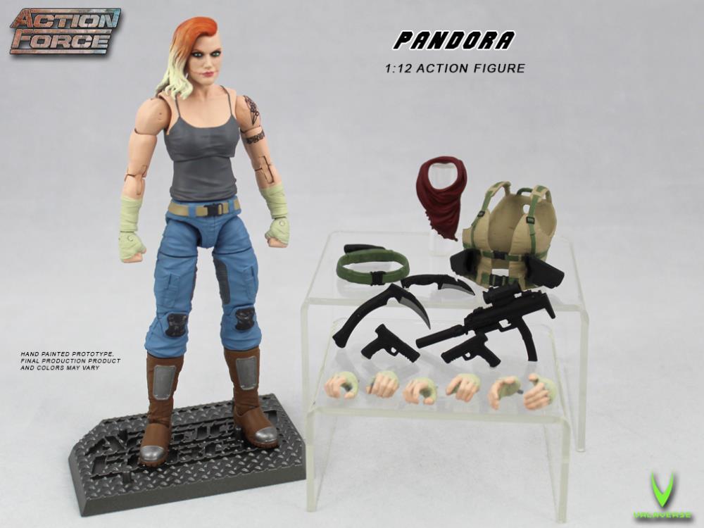 Valaverse is excited to introduce Pandora to the premium action figure line, Action Force. Pandora features over 30 points of articulation, multiple accessories, and an Action Force display stand to place her anywhere.