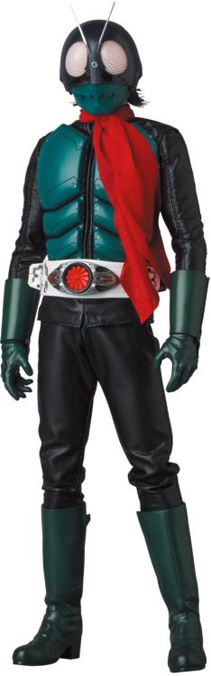 Kamen Rider joins the Real Action Heroes line! Kamen Rider features premium details and is highly articulated. He comes with multiple hands for more display options.