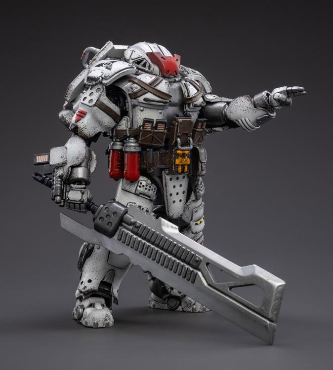 From Joy Toy, this Battle for the Stars Sorrow Expeditionary Forces Iron Cavalry action figure is incredibly detailed in 1/18 scale. The figure is highly articulated and includes weapon accessories as well as interchangeable hands.