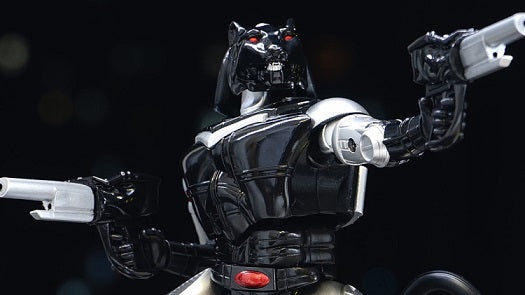 TransArt introduces their release BWM-04 Black Agent! The shiny black coloring scheme looks great, and they even managed to get a lot of details in this figure. BWM-04 Black Agent is Masterpiece scaled and includes moveable joints, mini cassette tape, and is approximately 6.5-inches tall in robot mode.