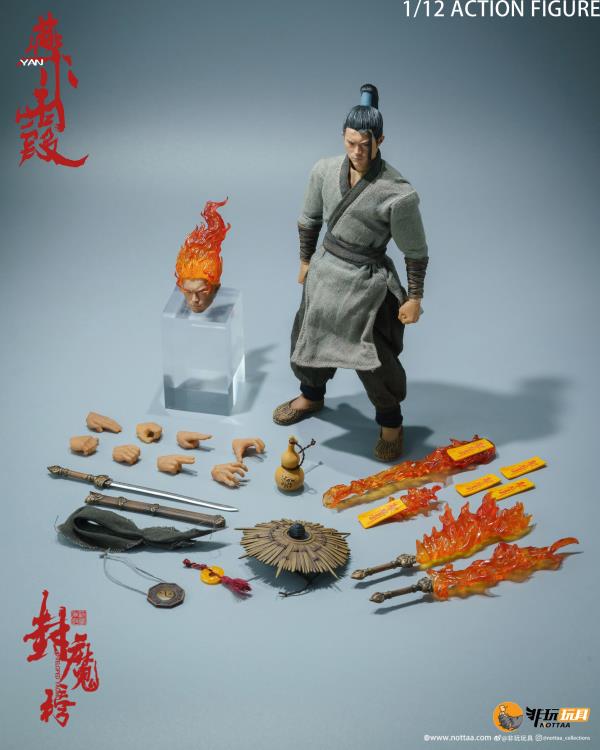 This huge 3-pack of 1/12 scale Nottaa Collections action figures featuring Yan, Nura, and Wukong come with their deluxe version accessories, along with a full-color comic telling the story of the original Enveloped Yaomo Series and characters.