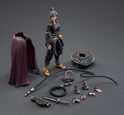 From Joy Toy, this Dark Source JiangHu YunYue Qin figure is incredibly detailed in 1/18 scale. Each figure is highly articulated and includes accessories. 