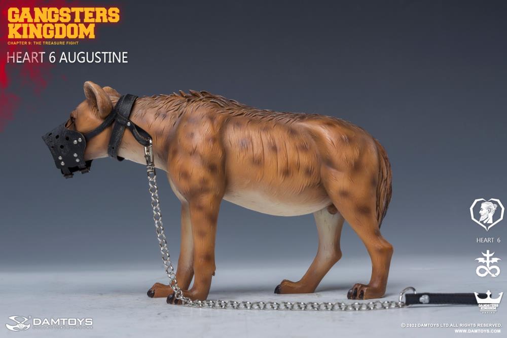 From the Gangsters Kingdom line comes the Spotted Hyena, a figure with a unique design! With a range of interchangeable parts, you can configure endless, dicey, crime-filled scenes! This 1/6 scale detailed figure is the perfect addition to any collection.