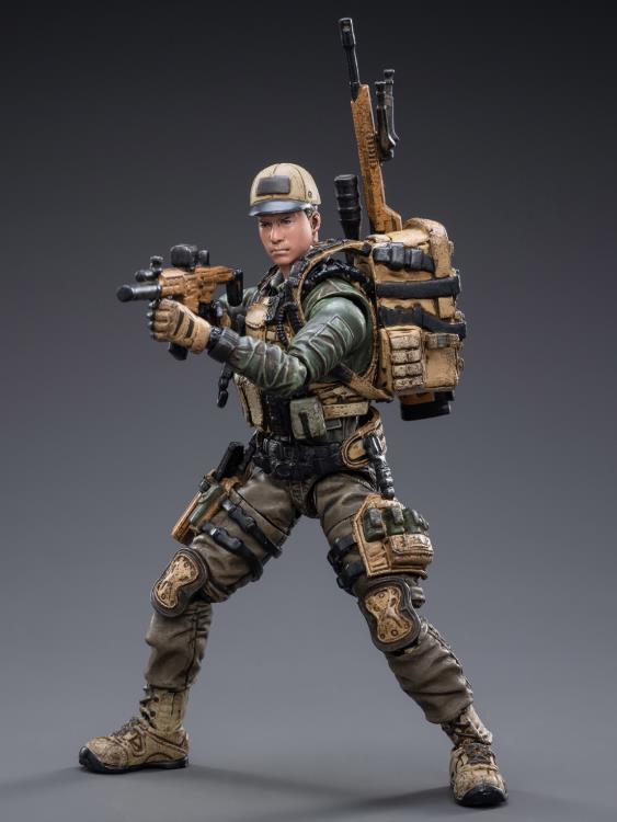 Joy Toy Freedom Militia figures are incredibly detailed in 1/18 scale. JoyToy figure is highly articulated and includes weapon accessories as well as several pieces of removable gear.