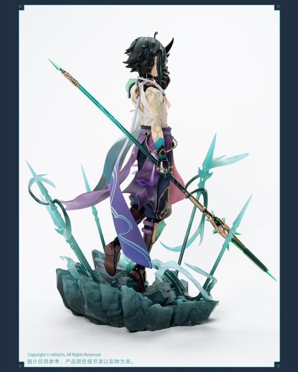 Apex has created a 1/7 scale Xiao figure from Genshin Impact! The figure is detailed and features Xiao in his Vigilant Yaksha outfit. This Xiao figure comes with bonus poster as well.