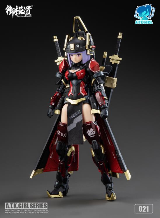 Eastern Model Hobby Max A.T.K. Girl Brocade-Clad Elite Guard (Jinyi Wei JW021) 1/12 Scale Model Kit. Add to your model kit collection with this Brocade-Clad Elite Guard, Jinyi Wei inspired A.T.K. Girl! With the included stand and accessories you can create endless, action-packed scenes. 