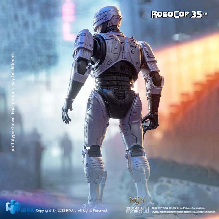 In celebrating the RoboCop (1987) film's 35th anniversary, Hiya brings the first item of the EXQUISITE SUPER Series - a RoboCop 1/12 scale die-cast action figure. He features 23 points of articulation for maximum poseability and includes a wide variety of interchangeable parts and weapons.