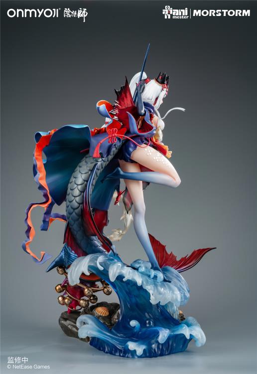 From the mobile game, Onmyoji comes a 1/4th scale figure of the character Senhime. Standing nearly 20 inches, this figure will make a statement in any collection!