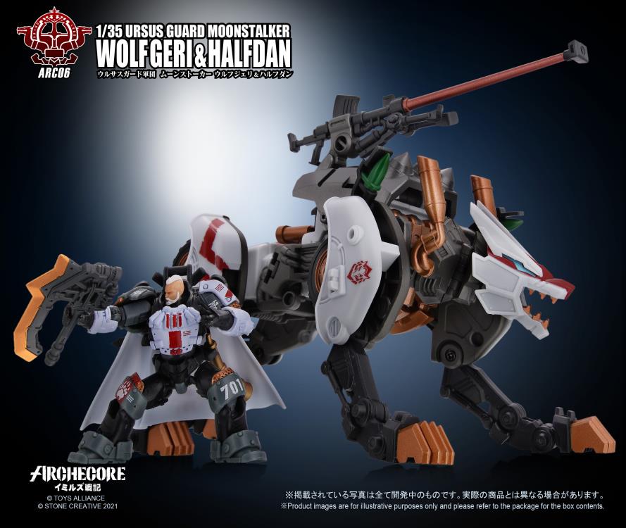 Toys Alliance ARC-06 Ursus Guard Moonstalker Wolf Geri & Halfdan