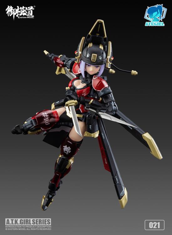 Eastern Model Hobby Max A.T.K. Girl Brocade-Clad Elite Guard (Jinyi Wei JW021) 1/12 Scale Model Kit. Add to your model kit collection with this Brocade-Clad Elite Guard, Jinyi Wei inspired A.T.K. Girl! With the included stand and accessories you can create endless, action-packed scenes. 