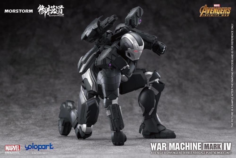 From the global blockbuster Avengers: Infinity War film comes a new model kit of the armed-to-the-teeth War Machine! This impressive model kit features a deep variety of option to customize War Machine with and in high detail as well. Recreate your favorite scenes from the show or envision your own action packed moments with this model kit! Order yours today!