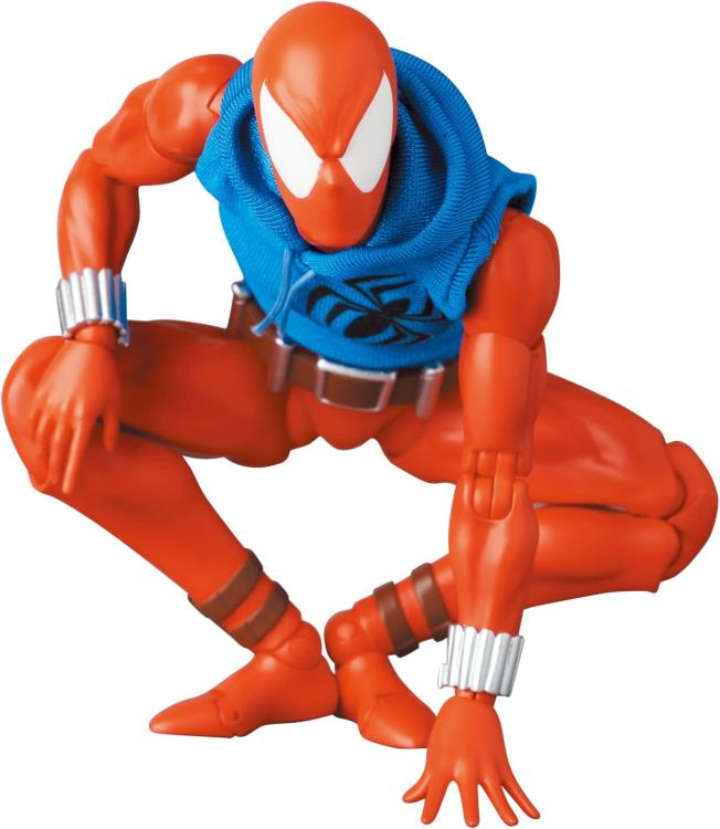 Based on his comic look, Spider-Man joins the MAFEX line once again in his Scarlet Spider outfit! Featuring several interchangeable hands and web pieces, this Scarlet Spider figure will look like it jumped right out of the comic book!