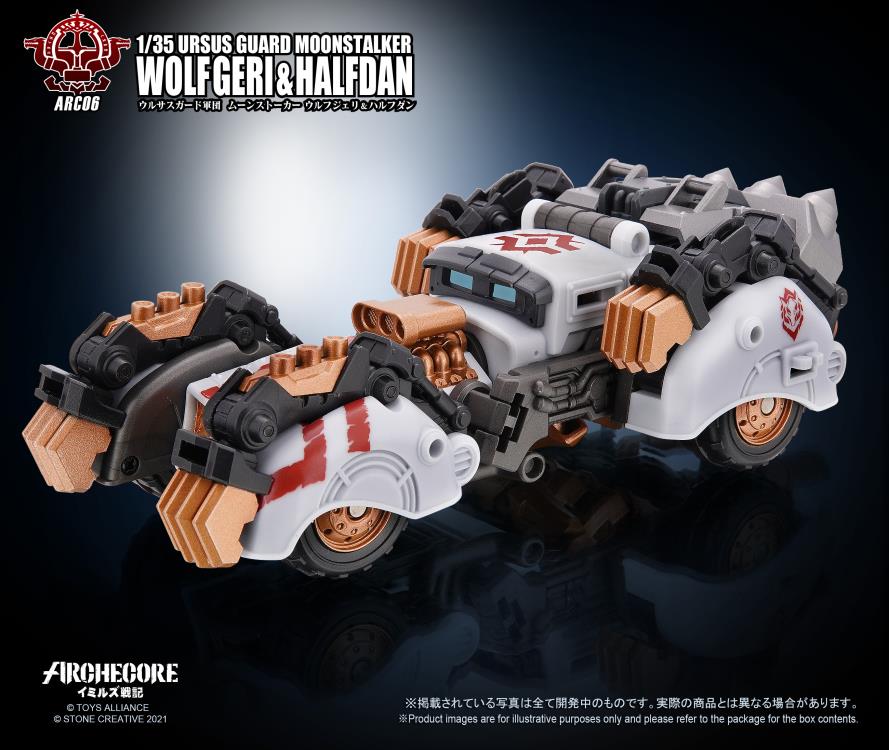 Toys Alliance ARC-06 Ursus Guard Moonstalker Wolf Geri & Halfdan