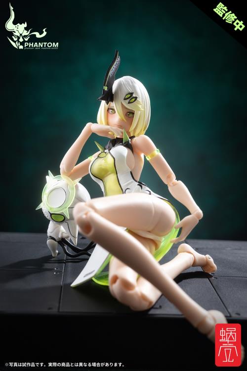 "Genki Kikaku" Phantom-001 Hotaru Reverse Change 1/12 Scale Exclusive Complete Model Action Figure Set. "Jin-rou-chan! Together-so-bo-"A mean sister and a shy sister, all "Fireflies"! The caring and gentle firefly has been fainting more and more recently! 