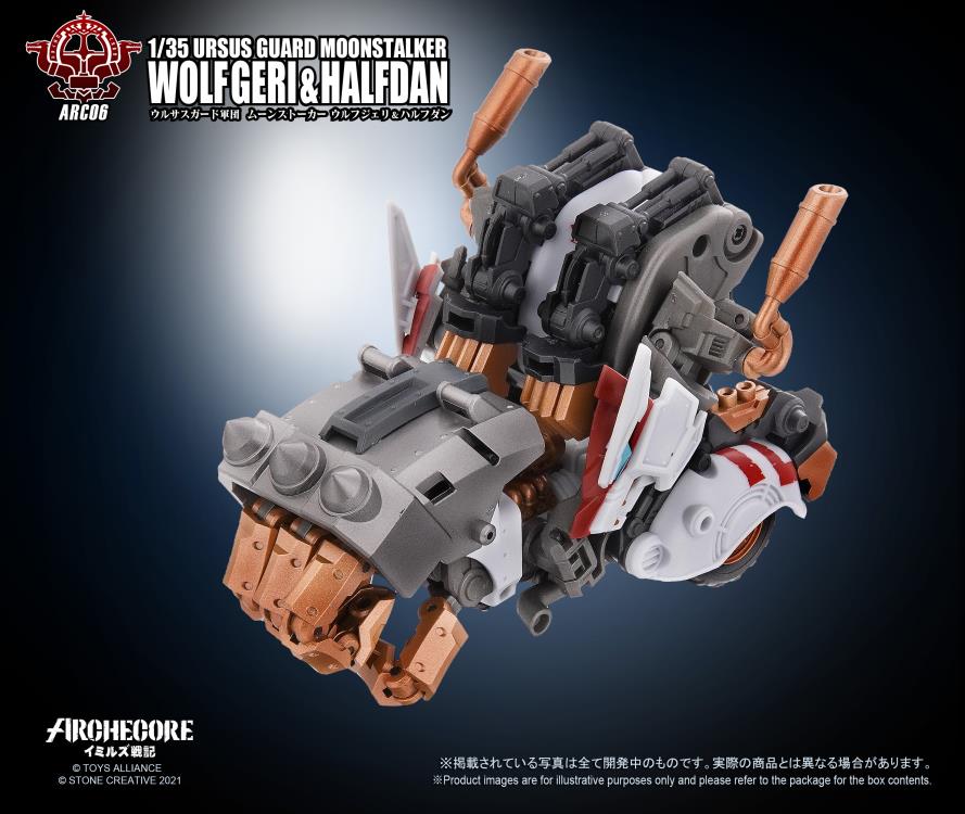 Toys Alliance ARC-06 Ursus Guard Moonstalker Wolf Geri & Halfdan