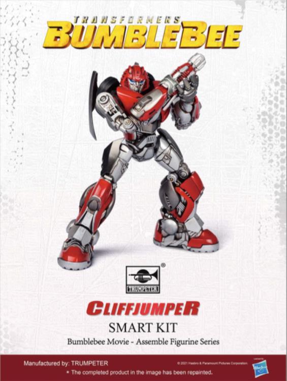 From Trumpeter comes the Transformers Cliffjumper model kit! This model kit is comprised of pre-painted pieces. When complete Cliffjumper will stand 3.5 inches tall and features a great range of articulation.