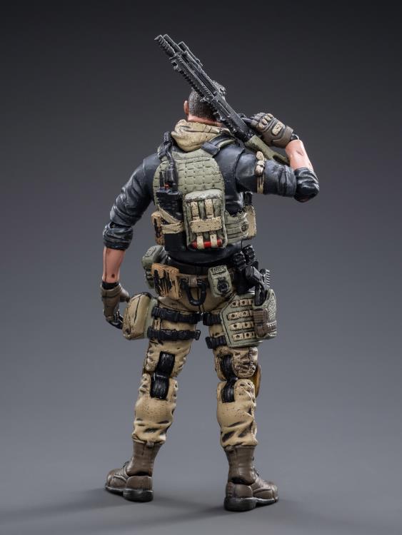 Joy Toy Freedom Militia figures are incredibly detailed in 1/18 scale. JoyToy figure is highly articulated and includes weapon accessories as well as several pieces of removable gear.