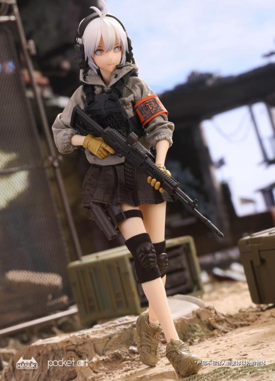 This 1/12 scale figure is loaded with accessories and several points of articulation for customization and display! The newest of the Pocket Art series, this Sasha figure will make a unique addition to your collection!  Uzukirei figure sold separately.