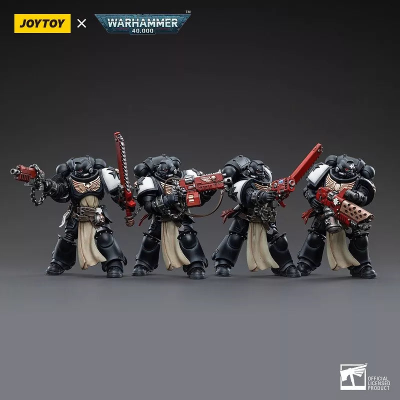 The most elite of the Space Marine Chapters in the Imperium of Man, Joy Toy brings the Ultramarines from JoyToy Warhammer 40k to life with this new series of 1/18 scale figures. Each Joy Toy figure includes interchangeable hands and weapon accessories and stands between 4″ and 6″ tall.
