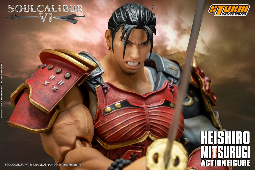 HEISHIRO MITSURUGI will be the first character to be released from Soulcalibur seires. Mitsurugi is the most iconic playable character that appears in every Soulcalibur game. He is a master swordsman turned wandering mercenary from Japan ever looking for the ultimate sword and a challenge, who is a rival of Taki and Algol and the enemy of Setsuka. Mitsurugi has only one goal in mind, is to seek out the strongest warrior and challenge them to a duel then become the strongest warrior in history. 