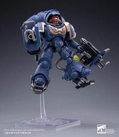 Joy Toy brings the Inceptors to life with this set of Warhammer 40K Ultramarines Primaris Inceptors box of 3 figures. The JoyToy Ultramarines are the most elite of the Space Marine Chapters in the Imperium of Man. Recreate the most important battles with this set of highly disciplined and courageous warriors.