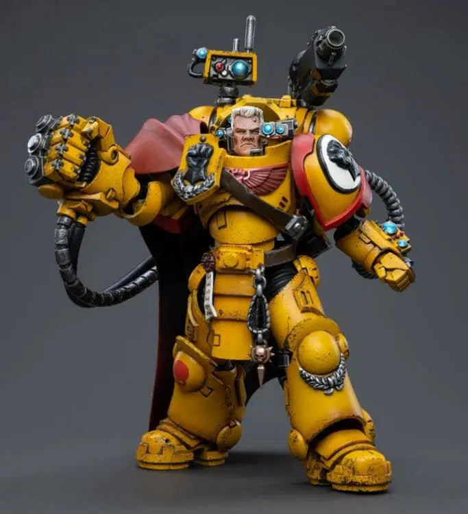 Joy Toy brings the Imperial Fists from Warhammer 40k to life with this new series of 1/18 scale figures. JoyToy, each figure includes interchangeable hands and weapon accessories and stands between 4″ and 6″ tall.