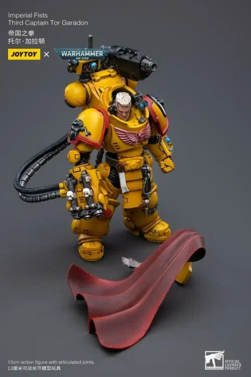 Joy Toy brings the Imperial Fists from Warhammer 40k to life with this new series of 1/18 scale figures. JoyToy, each figure includes interchangeable hands and weapon accessories and stands between 4″ and 6″ tall.