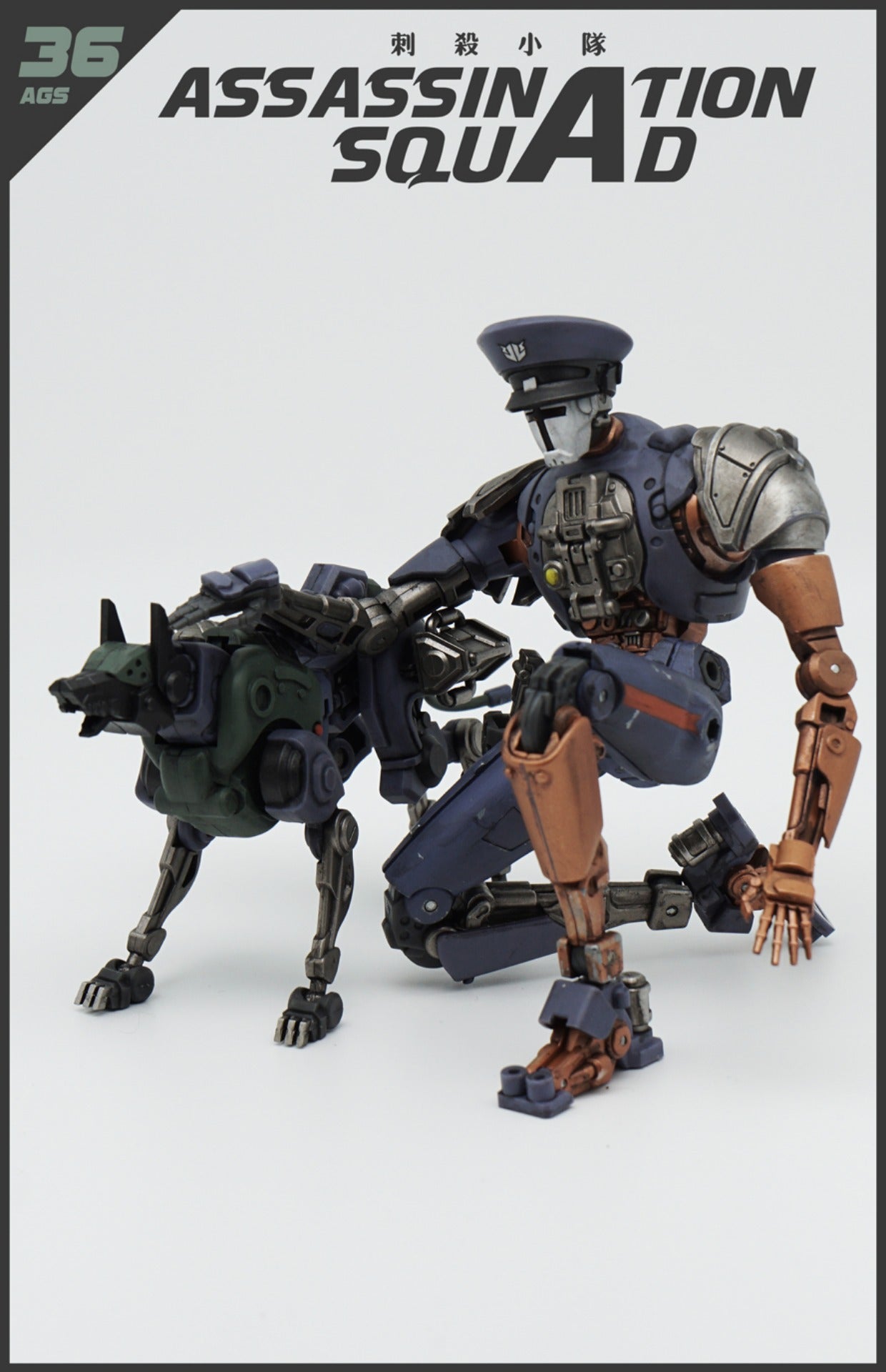 A new generation of 1/12 superalloy mecha by ToysComic! This Forging Soul AGS-36 Assassination Commander Youling comes armed with various weapons and accessories as well as a companion mecha dog.