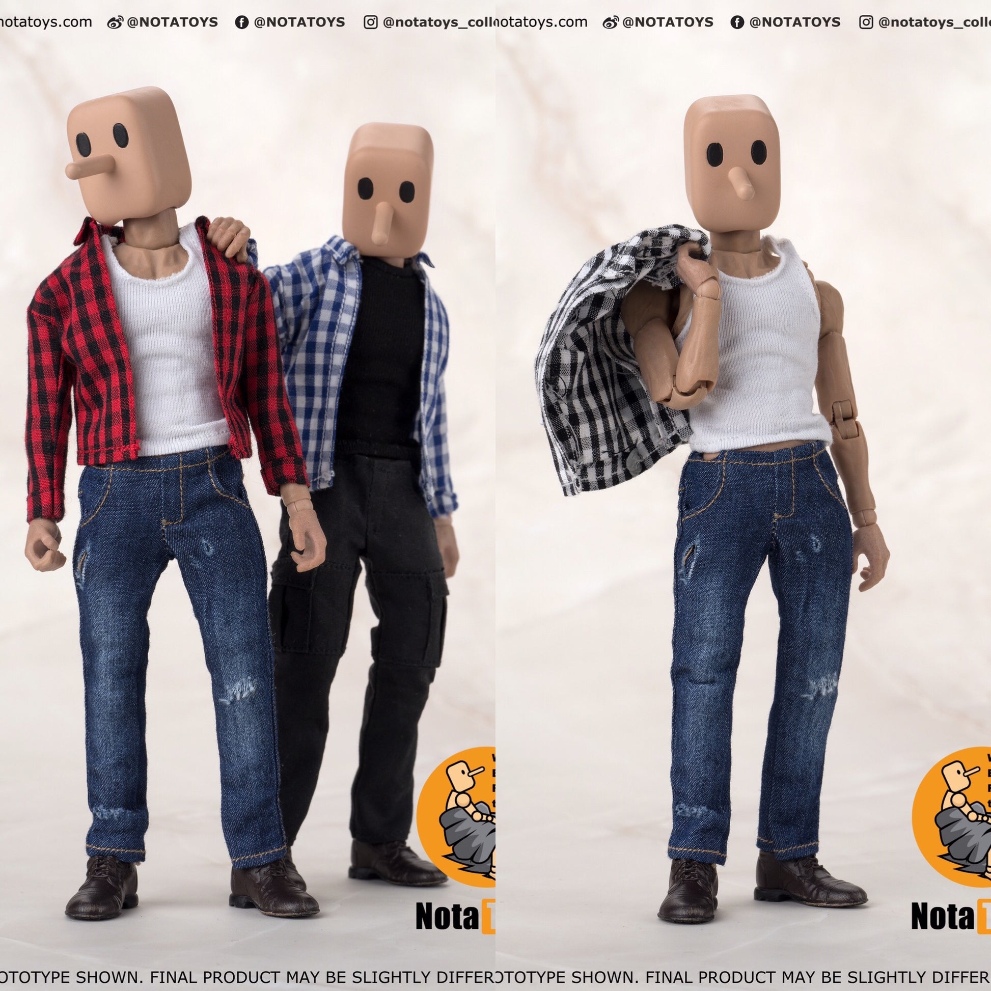 Nottaa Collections 1/12 Clothes for 6 Inch Action Figure