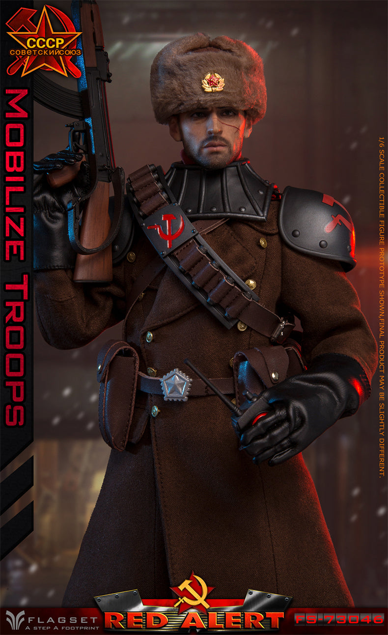 From Flagset, Red Alert 1/6 Scale Figure is highly detailed with amazing poseability. The 1/6 scale figure is dressed in a real fabric uniform and includes a wide selection of accessories. 