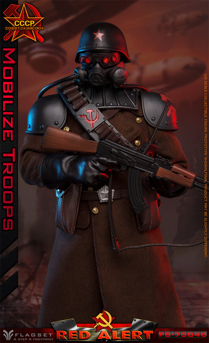 From Flagset, Red Alert 1/6 Scale Figure is highly detailed with amazing poseability. The 1/6 scale figure is dressed in a real fabric uniform and includes a wide selection of accessories. 