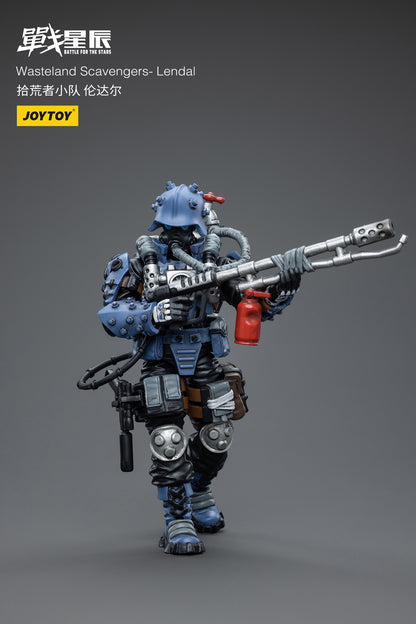 Joy Toy brings Battle for the stars Wasteland Scavengers 1/18 scale figures. JoyToy each figure includes interchangeable hands and weapon accessories and stands between 4" and 6" tall.