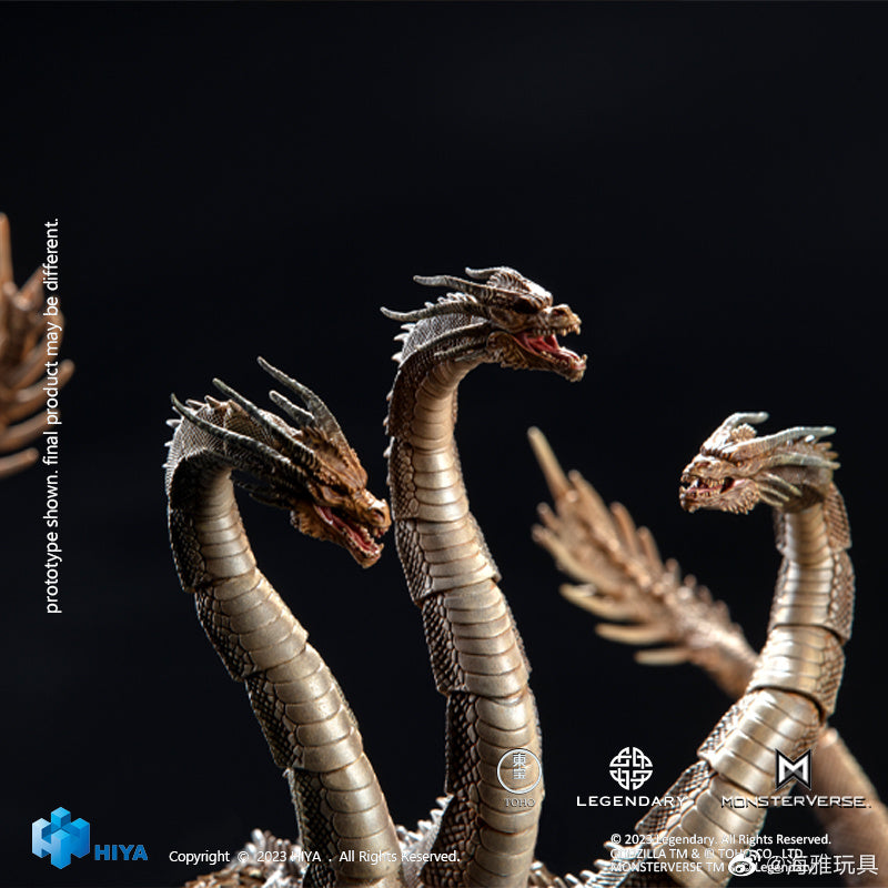 The Apex predator, A rival alpha to Godzilla. Now King Ghidorah from Godzilla: King of the Monsters (2019) joins Hiya Exquisite Basic! In the film Ghidorah is first seen frozen in Antarctic ice at Outpost 32. He was freed by Emma Russell and Alan Jonah's team as part of their plan to manipulate the Titans and renew the world's ecosphere.